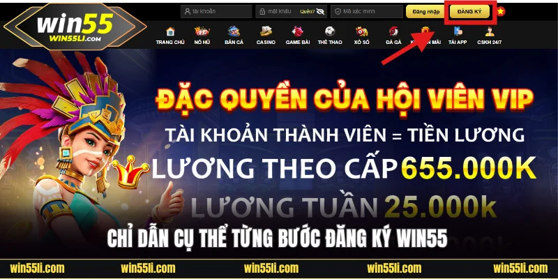Đăng Ký Win55 Với Thao Tác Nhanh 3 Bước Đơn Giản Nhất - LUCKY924
