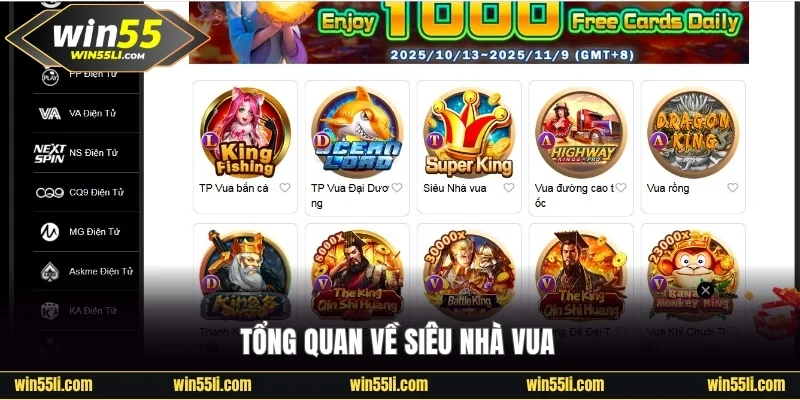 Siêu Nhà Vua Win55 - Chơi Với Cơ Hội Thắng Jackpot Đến 99% - LUCKY924