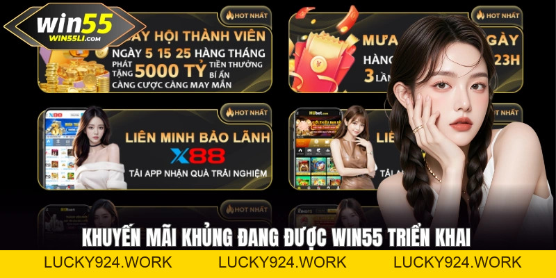 Win55 - Nhà Cái Cá Cược Trực Tuyến Uy Tín | Đăng Nhập Win55【 +88K 】 - LUCKY924